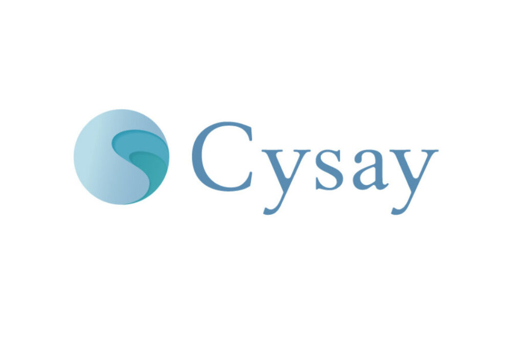 REVIに使用されている歯髄幹細胞のロゴ（Cysay）